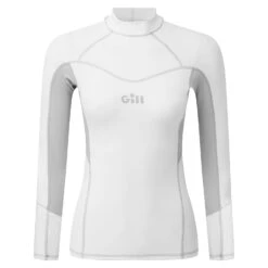 Gill Womens Pro Rash Vest Long Sleeve - White