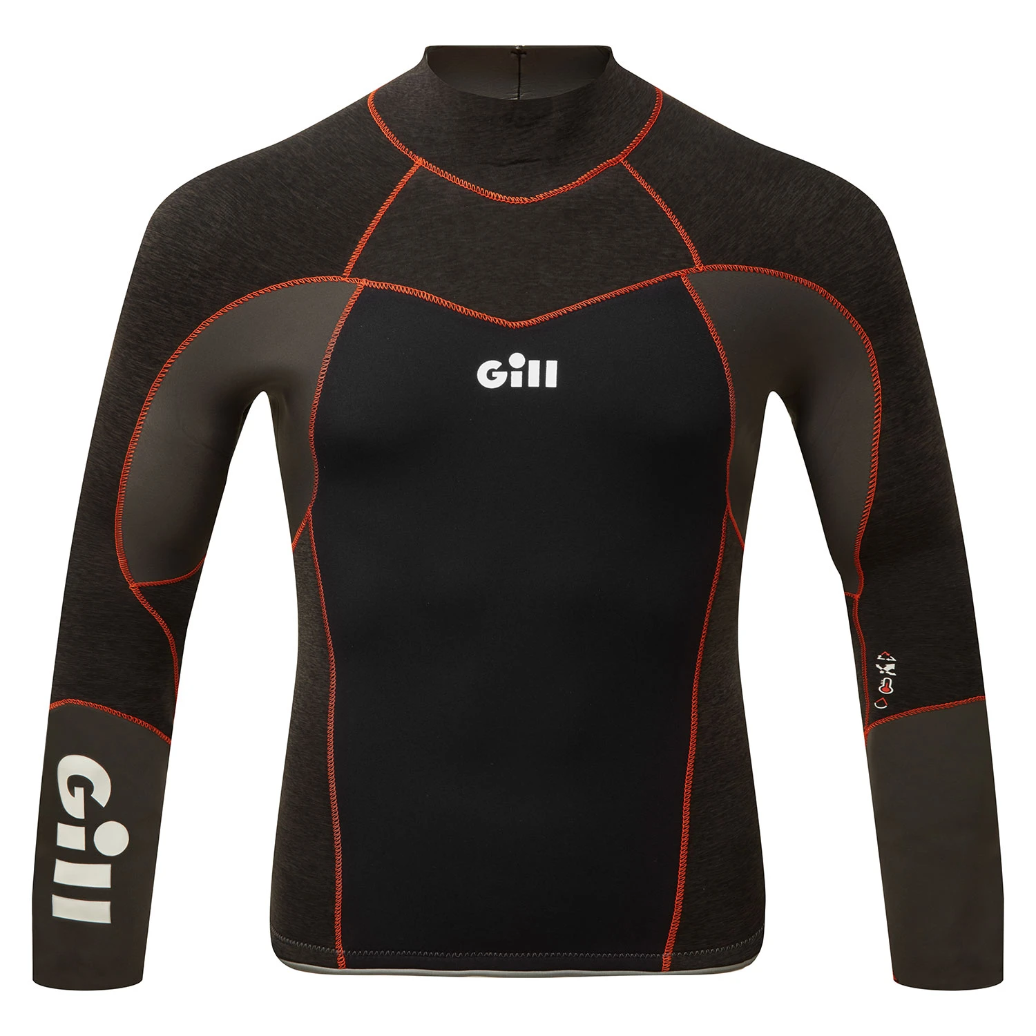 Gill Zentherm Sailing Wetsuit Top - Black - Image 2