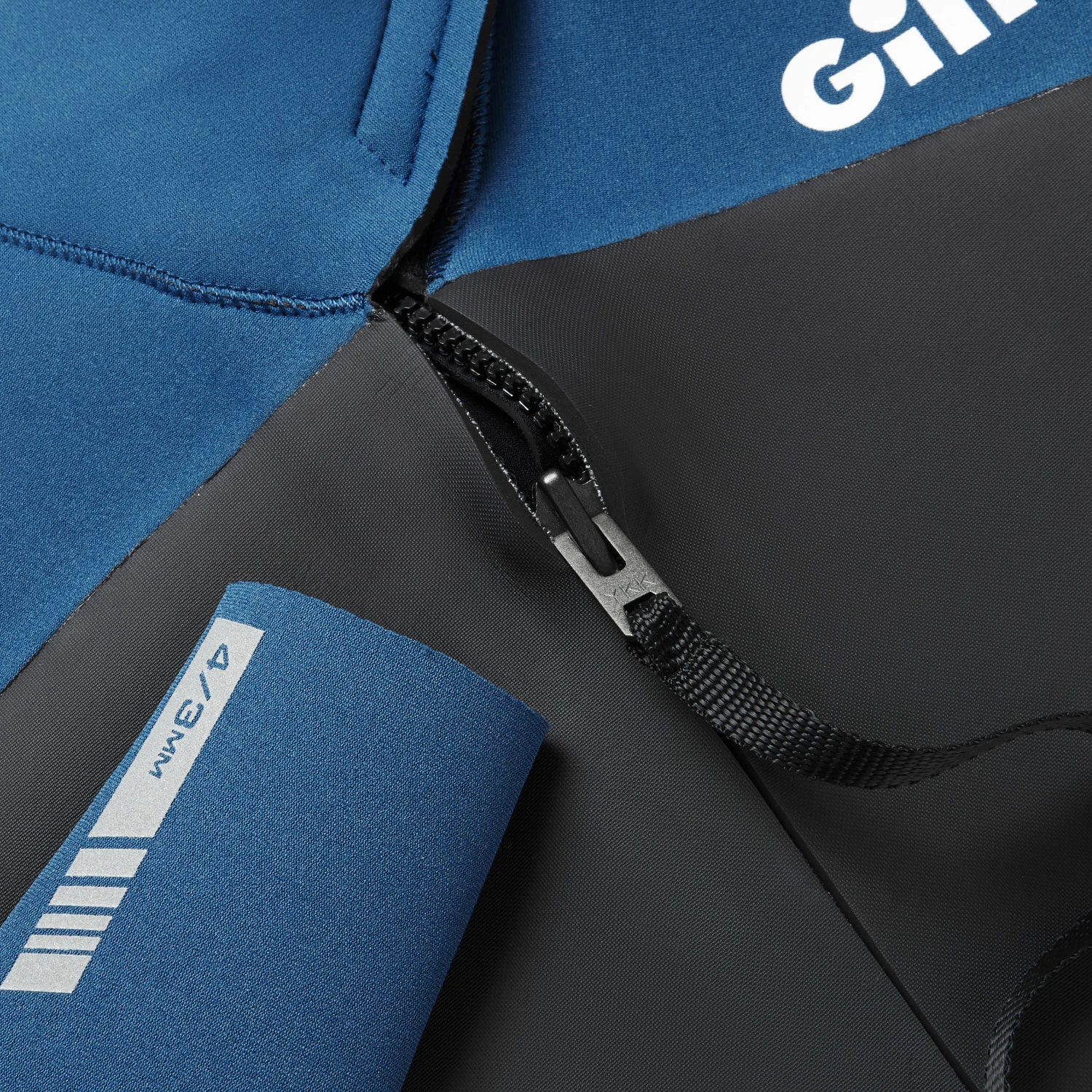 Gill Junior Pursuit 4/3mm Wetsuit - Atlantic Blue - Image 3
