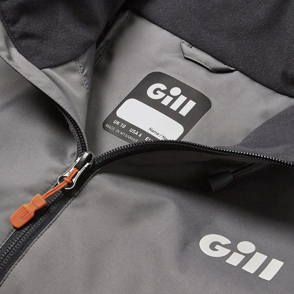 Gill Womens Navigator Inshore Sailing Jacket - Steel Grey - Image 2